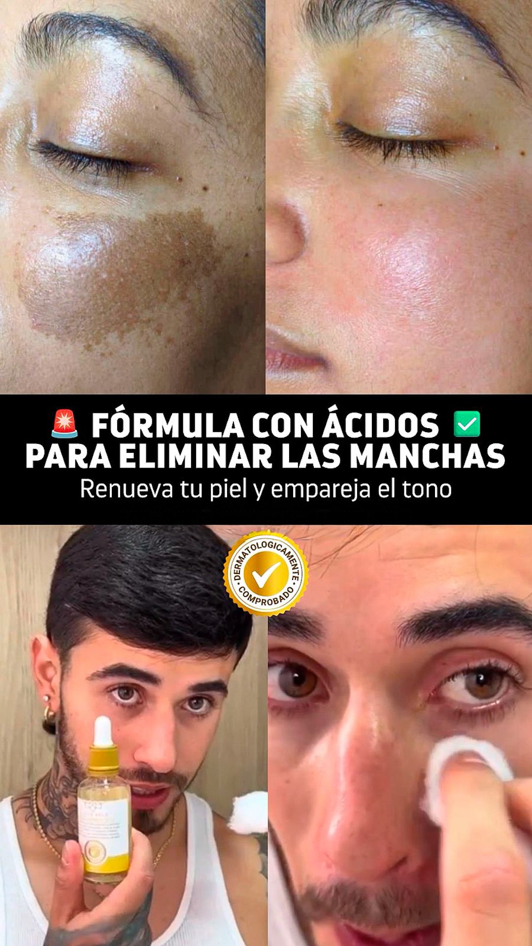 Tónico Aclarante Facial