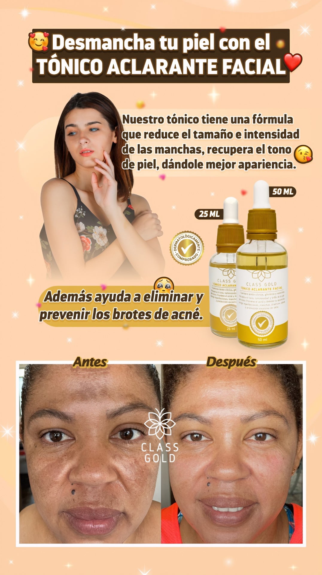 Tónico Aclarante Facial