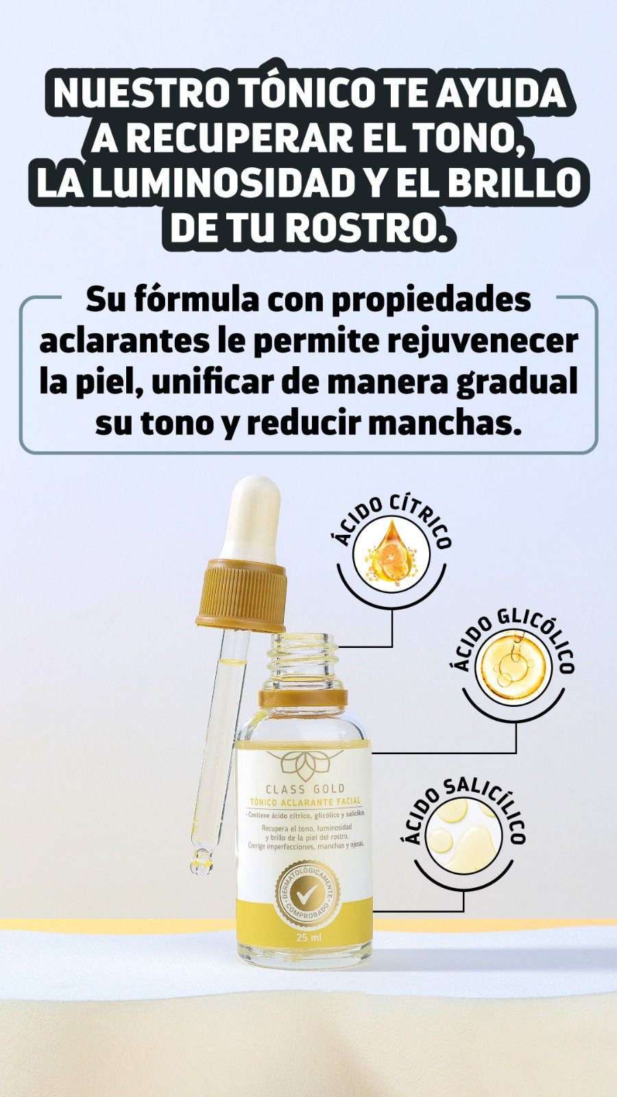 Tónico Aclarante Facial