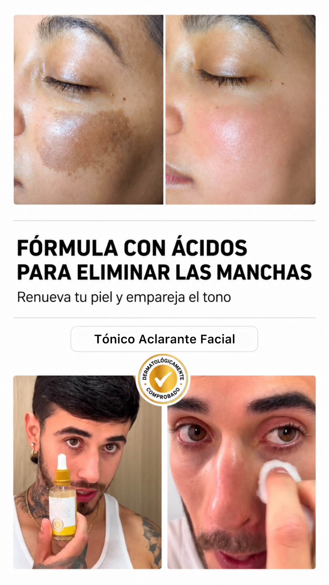 Tónico Aclarante Facial