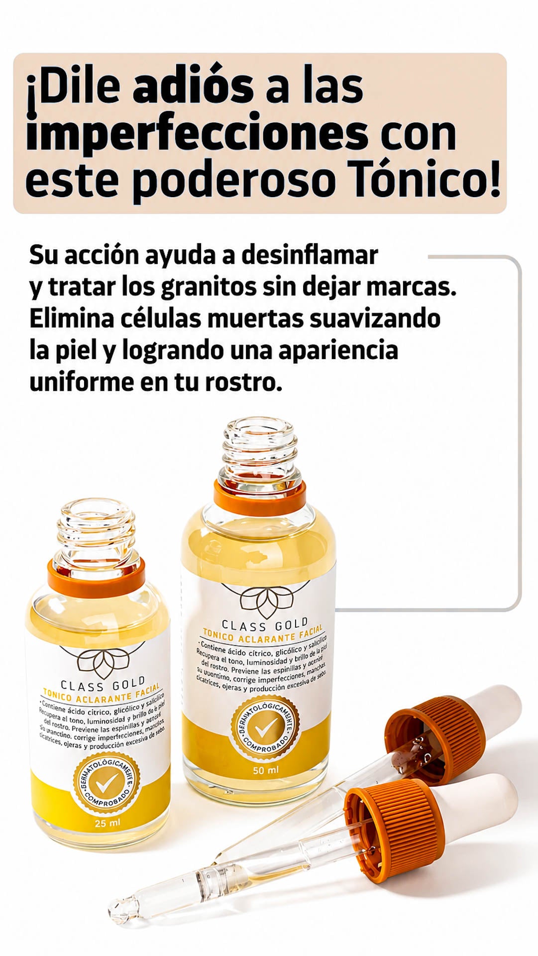 Tónico Aclarante Facial
