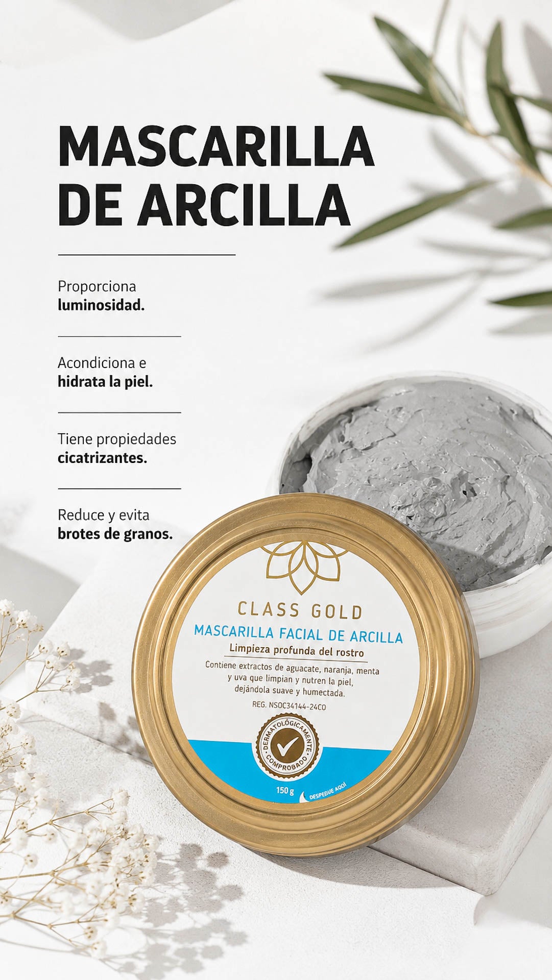 Mascarilla Arcilla