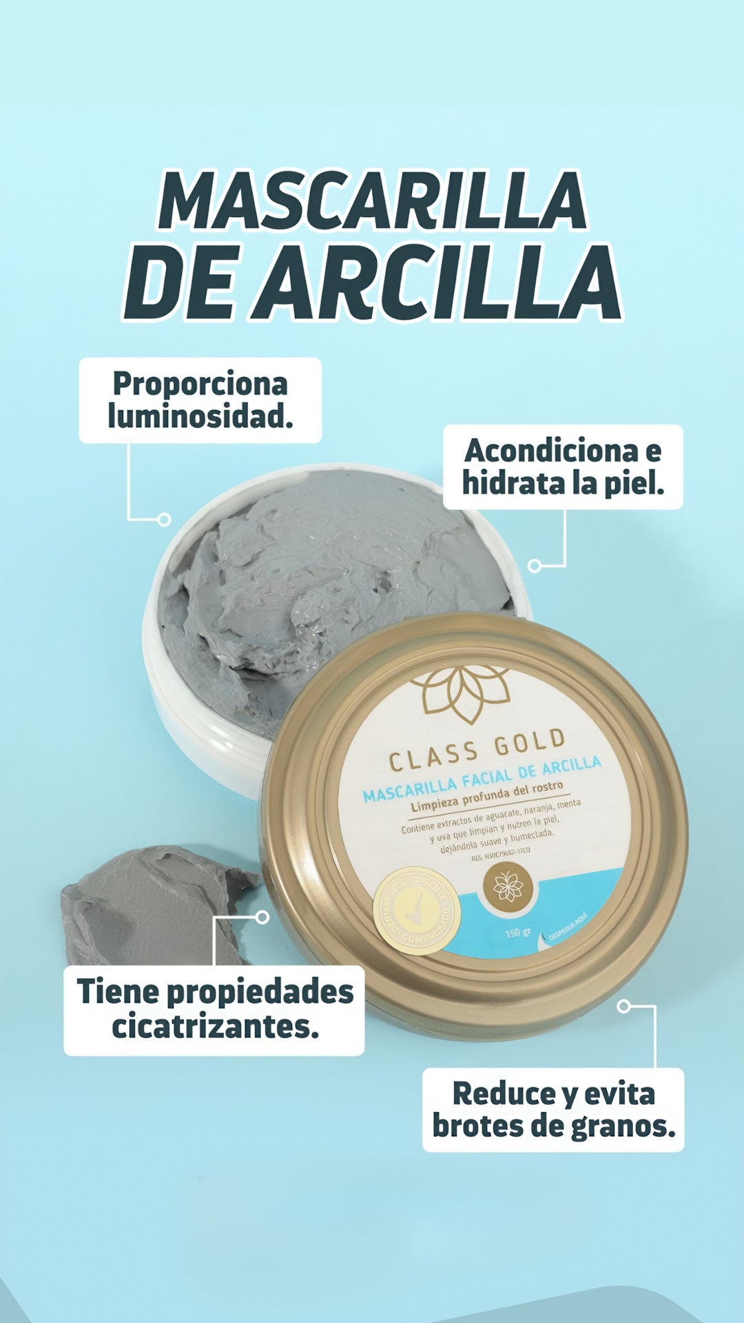 Mascarilla Arcilla
